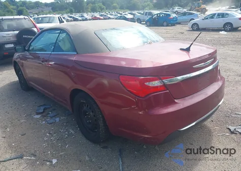 2012 Chrysler 200 Touring из США, поврежденный, VIN 1C3BCBEBXCN284836